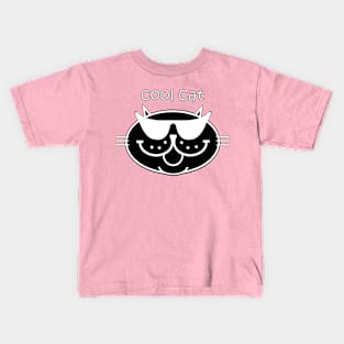 COOL CAT 2 - Black Cat Kids T-Shirt